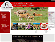 Tablet Screenshot of carnedecervera.es